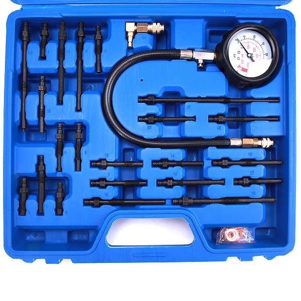 Дизельный компрессометр с комплектом адаптеров 48 предметов Car-Tool CT-B0131 купить
