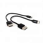 Видеоэндоскоп управляемый, экран 5", 2Мп, 1920x1080, 1м, 6мм, 360° iCartool IC-V200C Кабели OTG