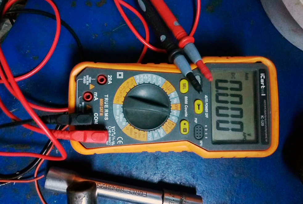 Диагностика электрической цепи мультиметром
