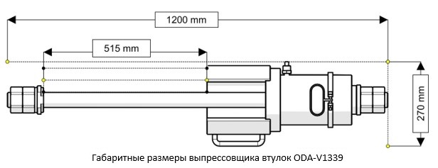 Габаритные размеры ODA-V1339