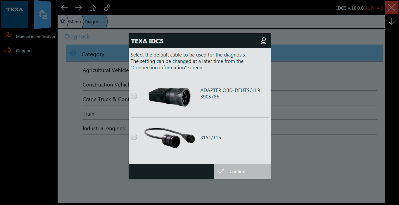 Новая версия IDC5 OHW для сканеров TEXA