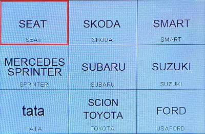 Портативный автосканер Launch CRP123 Premium N33934 - Марки 4