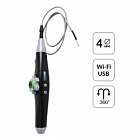 Видеоэндоскоп управляемый WIFI/USB, 1Мп, 1168х720, 1м, 4мм зонд, 360° iCartool IC-V1042W