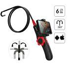 Видеоэндоскоп управляемый USB, 2Мп, 1920x1080, 1м, 6мм, 360° iCartool IC-V200