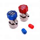 Колба инспекционная для анализа фреона Car-Tool CT-M1011 Быстросъемы HP и LP