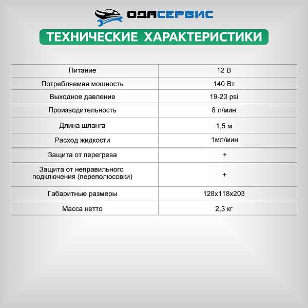 Дымогенератор автомобильный со встроенным компрессором ОДА Сервис ODA-SG06