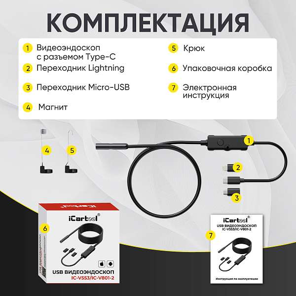 Автомобильные  видеоэндоскопы 