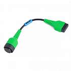 Набор кабелей и ПО для обслуживания АКБ электроавтомобилей Launch EV Diagnosis KIT LNC-166 Диагностический разъем TL-116B