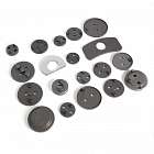 Набор для утапливания поршней тормозных цилиндров 21 предмет Car-Tool CT-N0131 Адаптеры для разных типов суппортов.