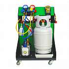 Станция для заправки и рекуперации хладагента автокондиционеров ОДА Сервис ODA-200 Установка для заправки кондиционеров ODA 200