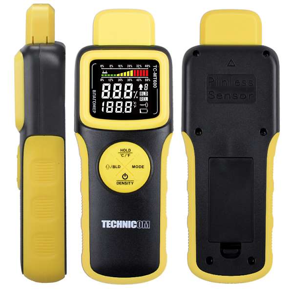 Измеритель влажности древесины бесконтактный TECHNICOM TC-MT600