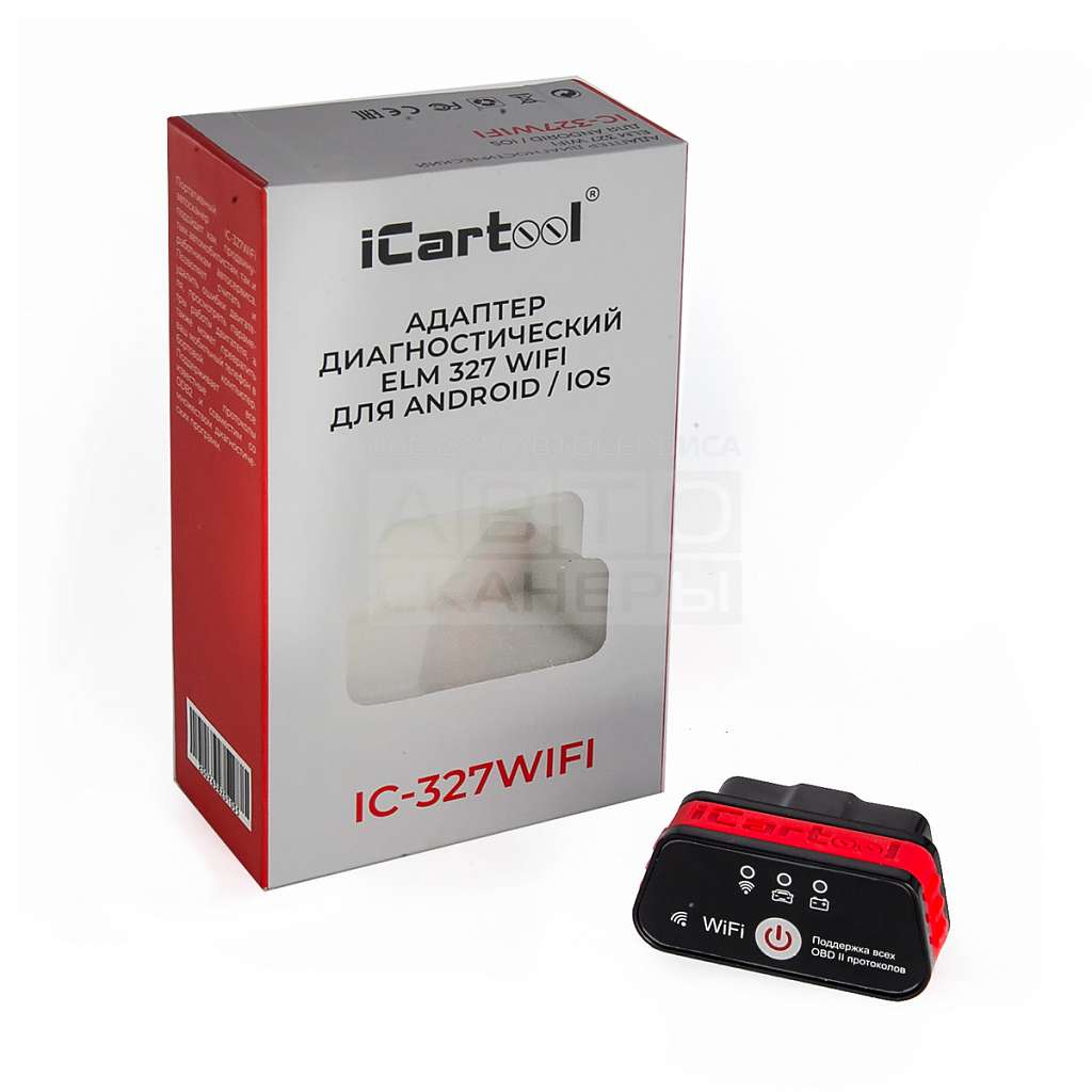 IC-327wifi Адаптер диагностический ELM327 WiFi для Android / IOS ...