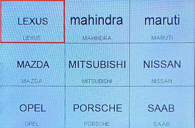 Портативный автосканер Launch CRP123 Premium N33934 - Марки 3