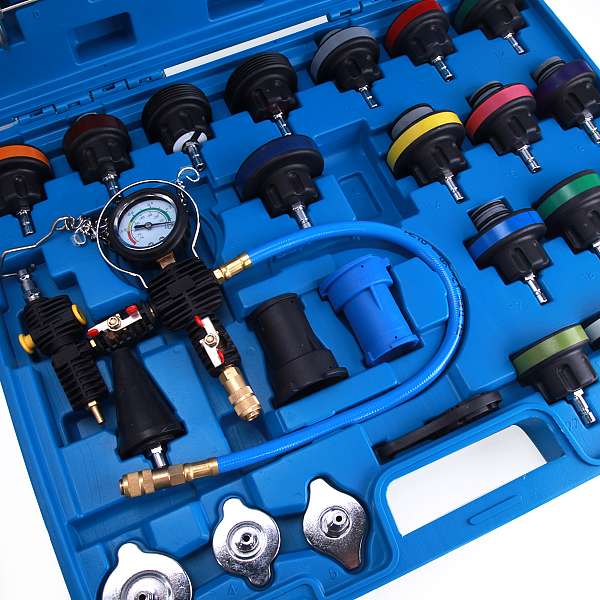 Набор для проверки герметичности системы охлаждения 28 предметов Car-Tool CT-N0133