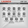 LNC-122 Диагностический мультимарочный сканер Launch CRP359 LNC-122 - 2