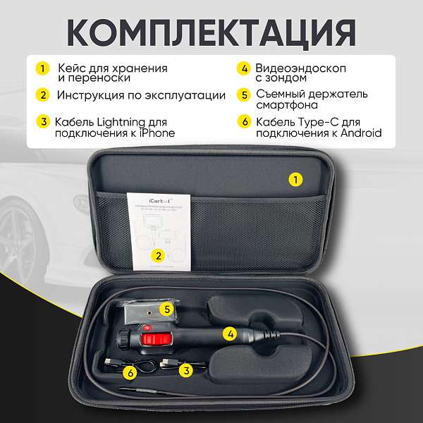 Автомобильные  видеоэндоскопы 