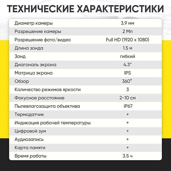 Автомобильные  видеоэндоскопы 