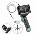 Видеоэндоскоп управляемый оптоволоконная подсветка, экран 4.5