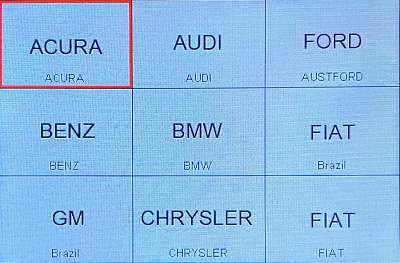 Портативный автосканер Launch CRP123 Premium N33934 - Марки 1