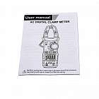 Токовые клещи переменного тока 200A iCartool IC-M200A Инструкция