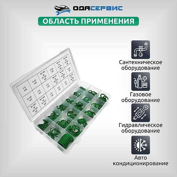 Набор уплотнительных колец 265 шт. ОДА Сервис ODA-9003 купить в Москва