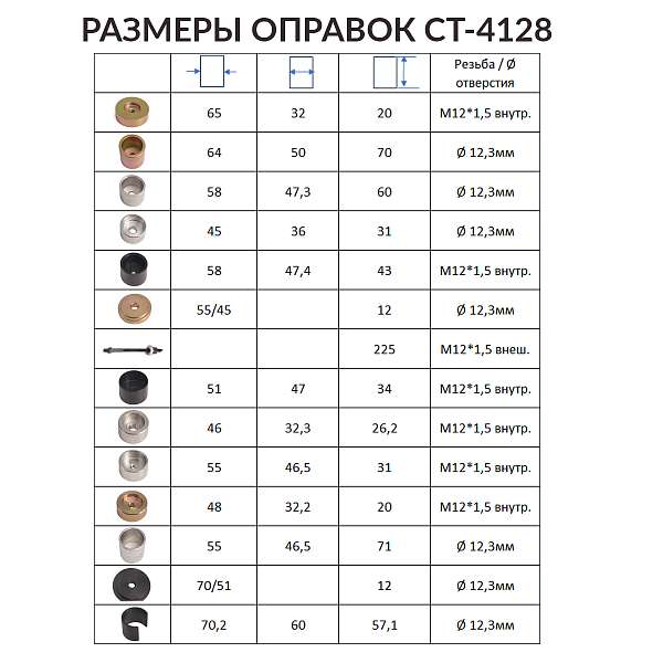Съемник  для замены сайлентблоков BMW Car-Tool CT-4128