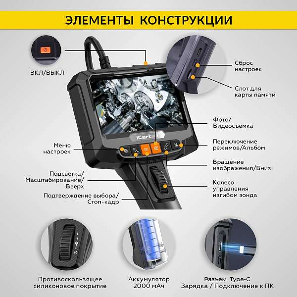 Автомобильные  видеоэндоскопы 