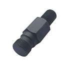 Съемник дизельных форсунок, пневматический с комплектом адаптеров ОДА Сервис ODA-3204B Адаптер M14*1.5 внешняя резьба/ M17*1.0 внешняя резьба