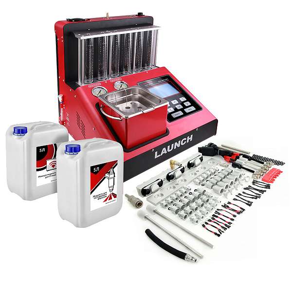 Установка для тестирования и очистки форсунок FSI, GDI и MPI Launch CNC-605A GDI LNC-104 фото